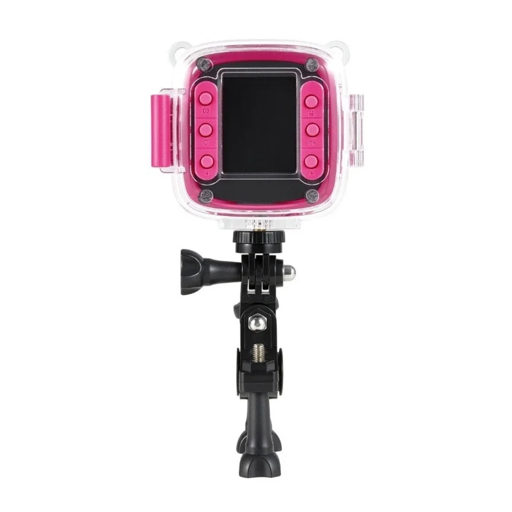NEW Kids Tech‎ Ultimate Kids Action Camera Photos Videos Waterproof Case Pink
